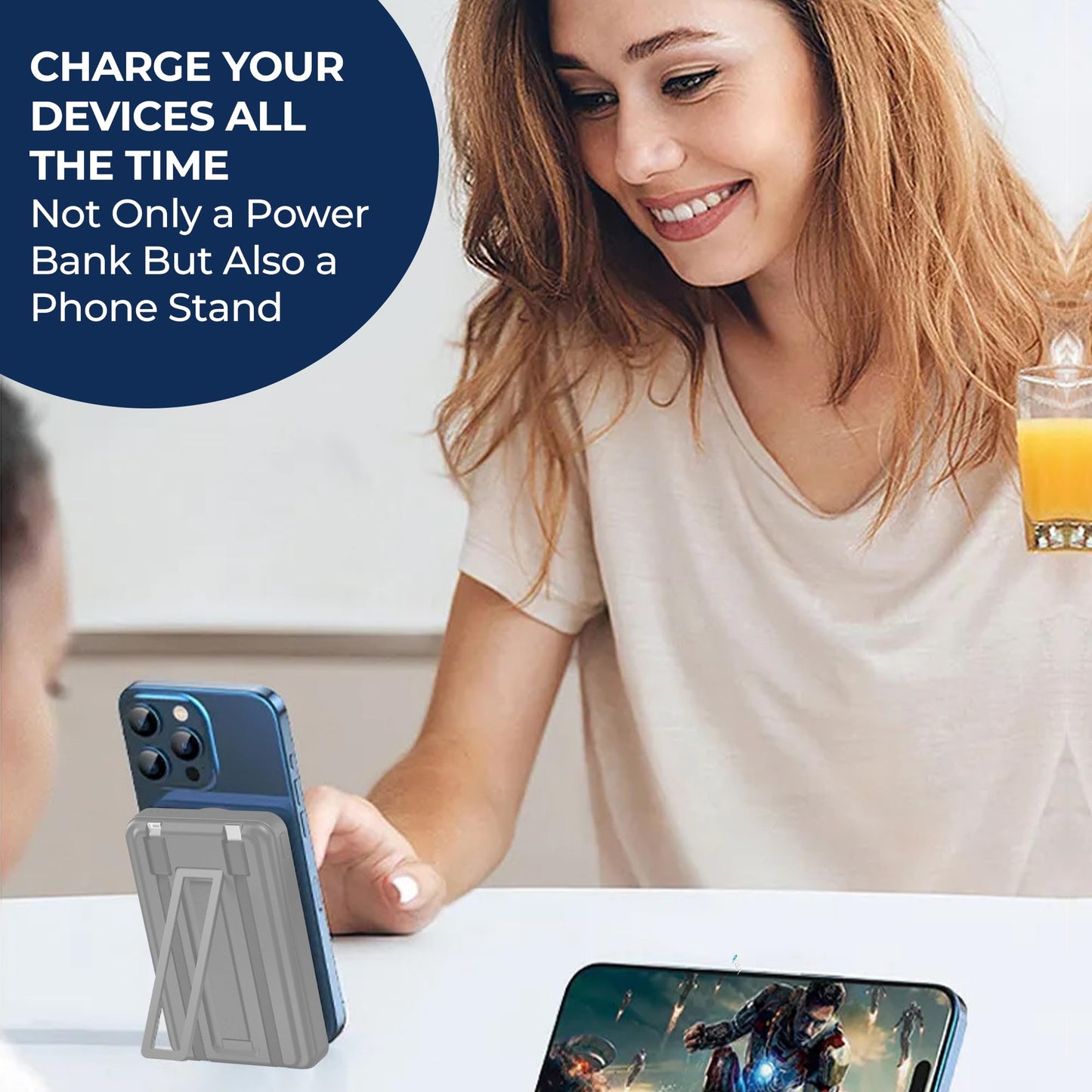 SPARKIFY 10,000mAh Magnetic Wireless Power Bank