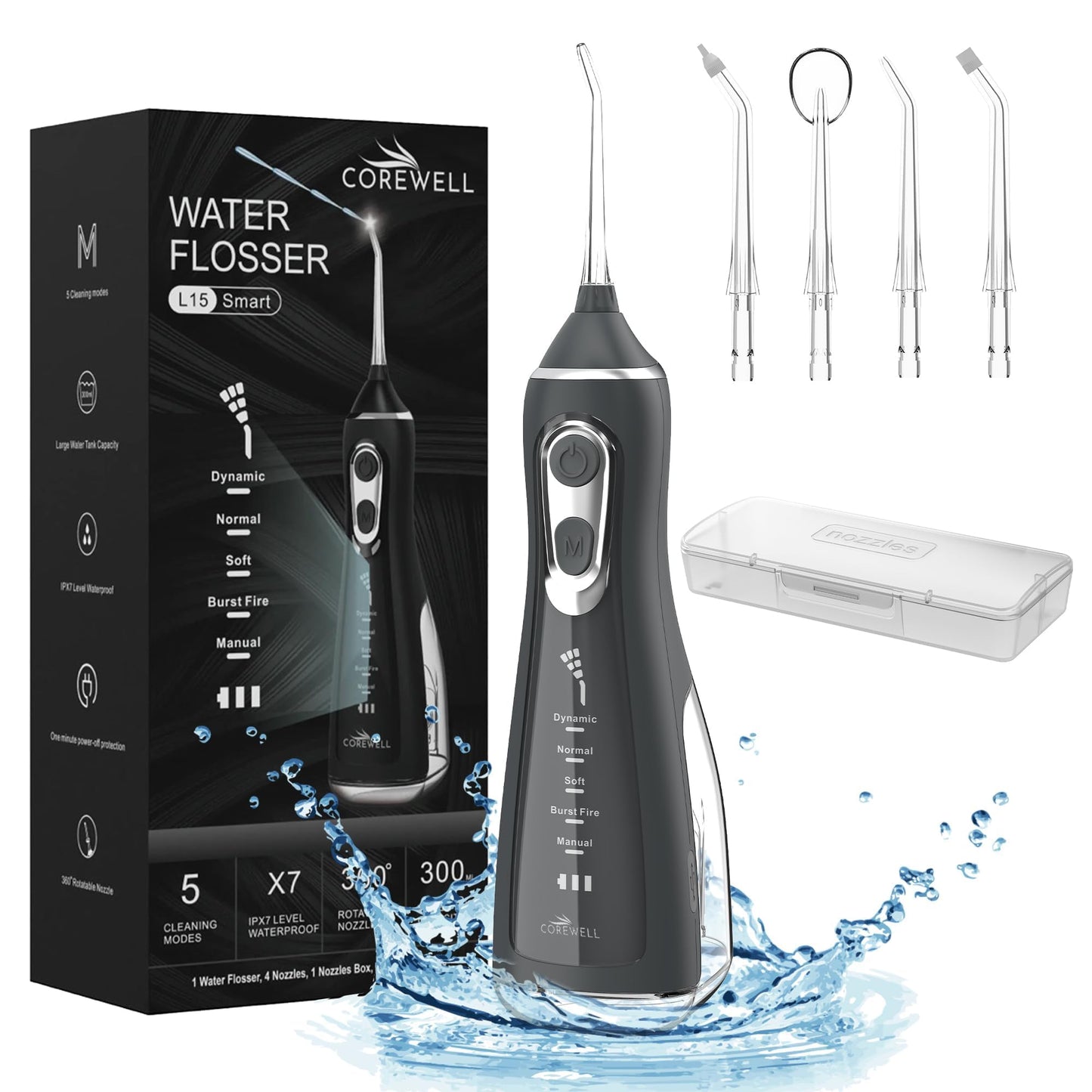 COREWELL Cordless Water Flosser