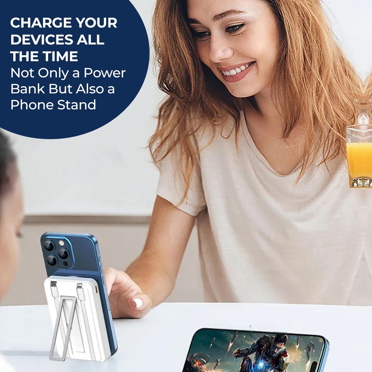 SPARKIFY 10,000mAh Magnetic Wireless Power Bank