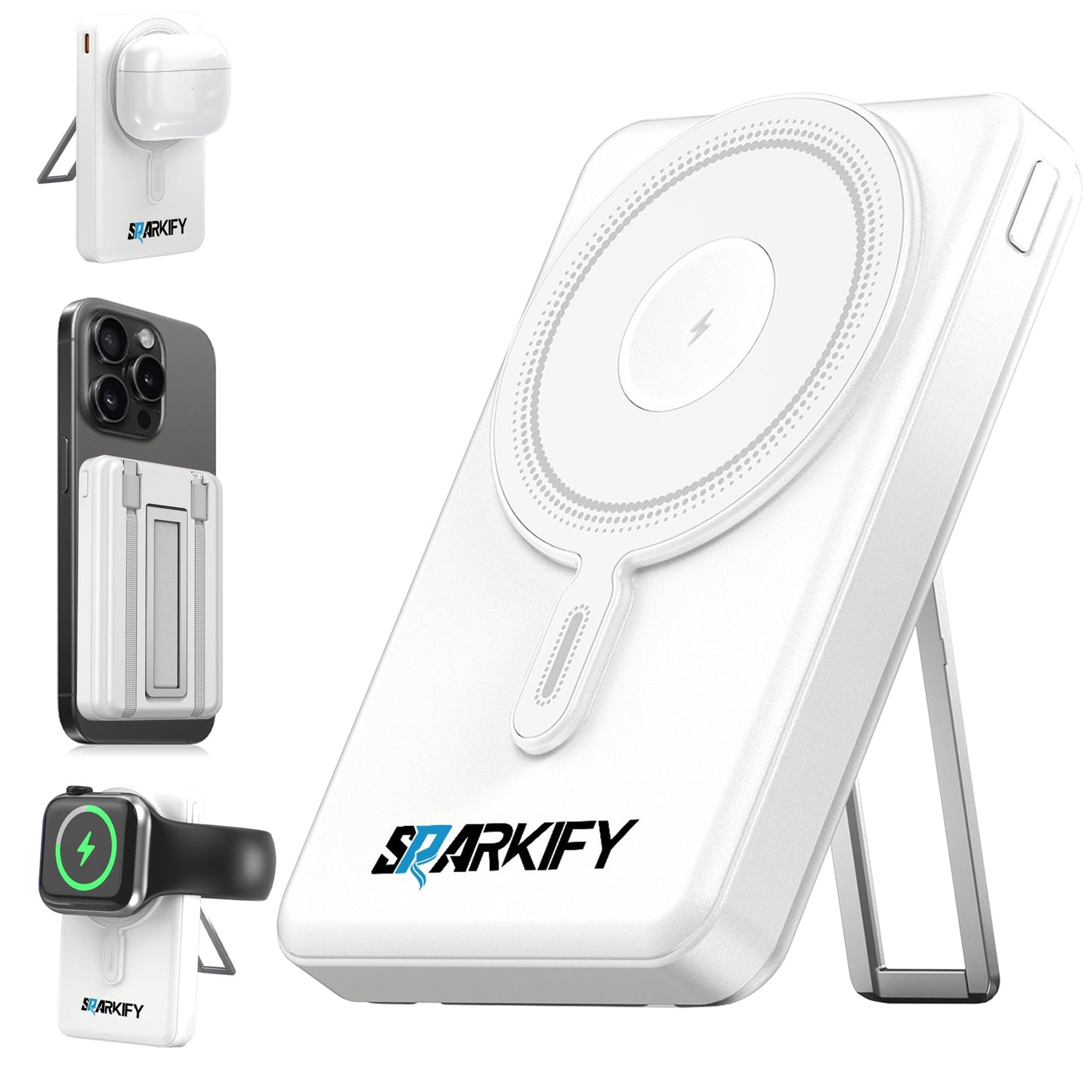 SPARKIFY 10,000mAh Magnetic Wireless Power Bank
