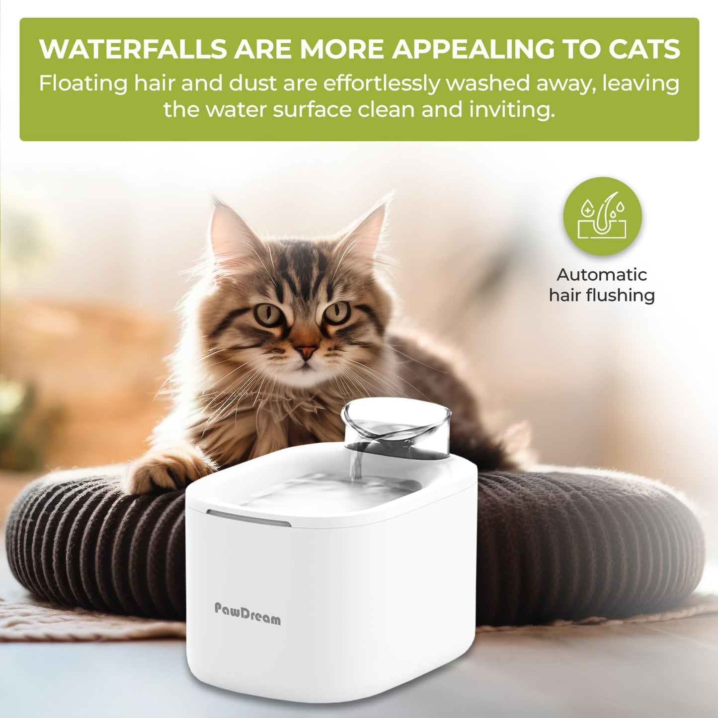 PawDream 4L Smart Pet Water Fountain