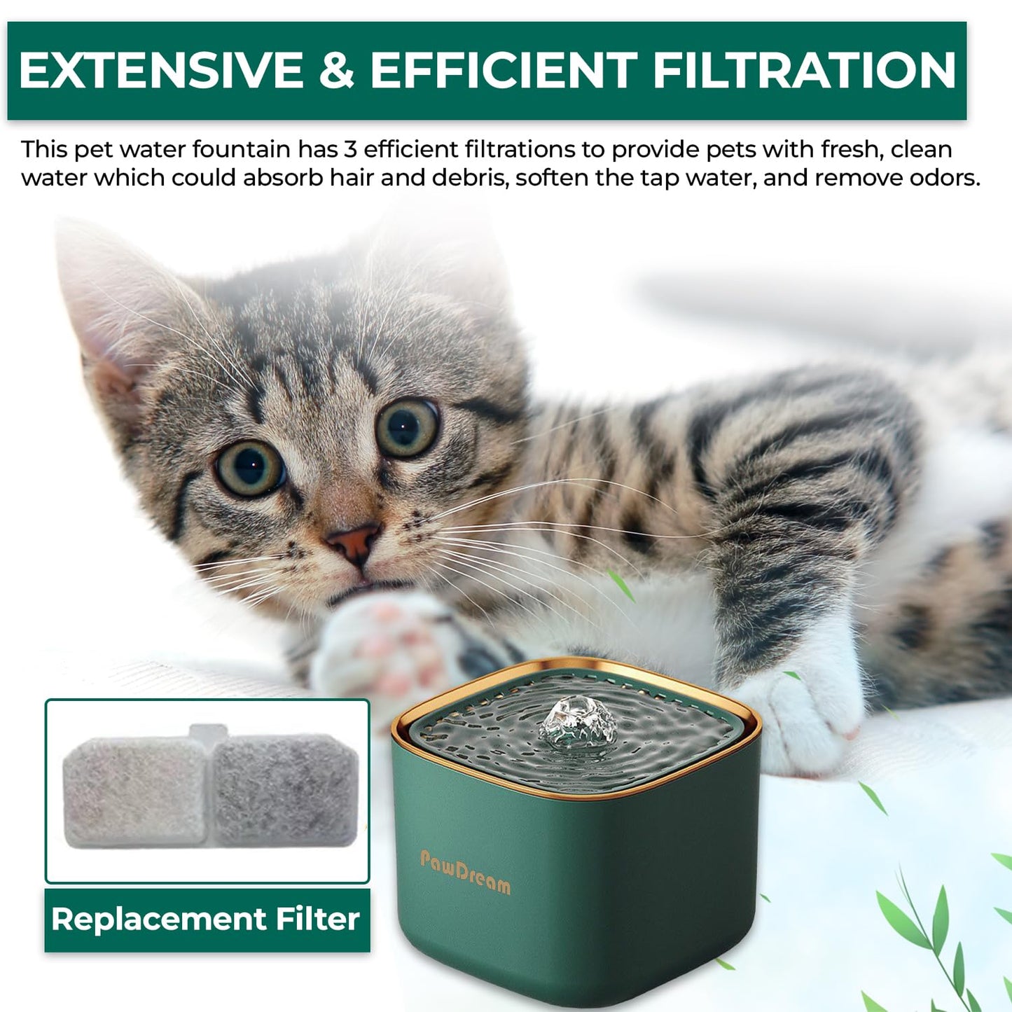 PawDream 3L Smart Pet Water Fountain