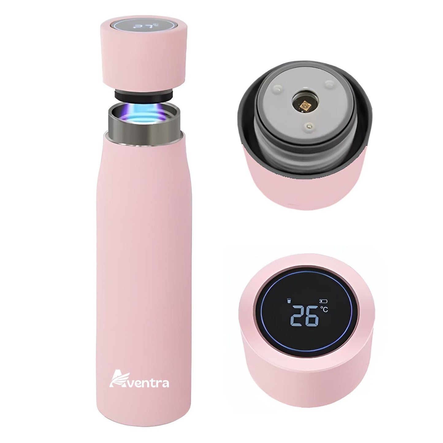 Aventra Smart UV Self-Cleaning Water Bottle