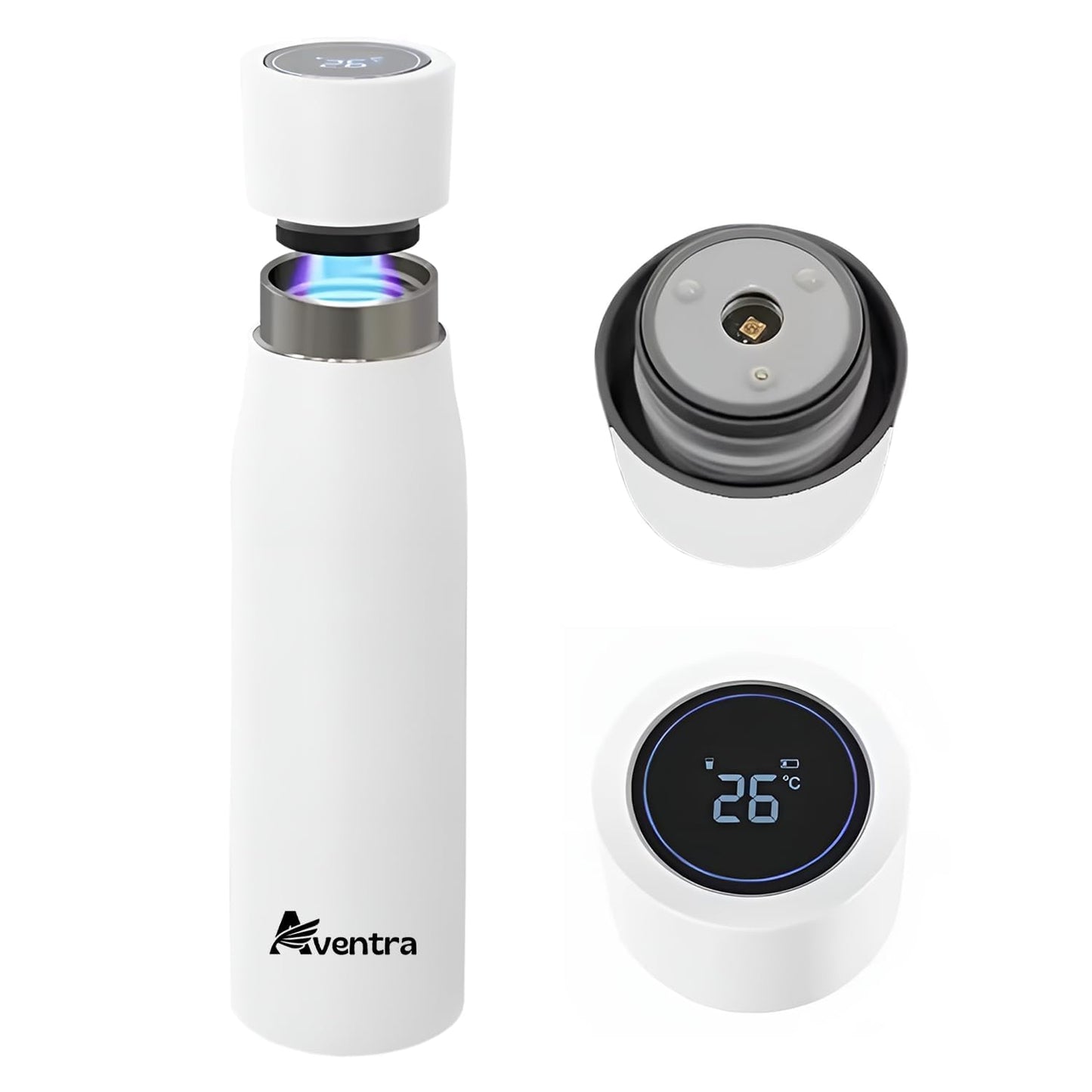 Aventra Smart UV Self-Cleaning Water Bottle