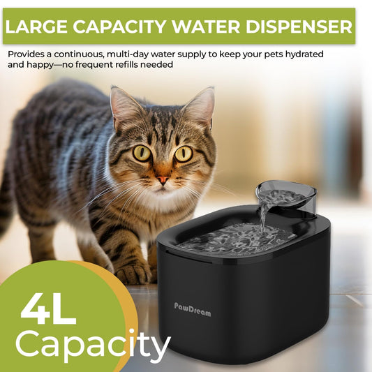 PawDream 4L Smart Pet Water Fountain