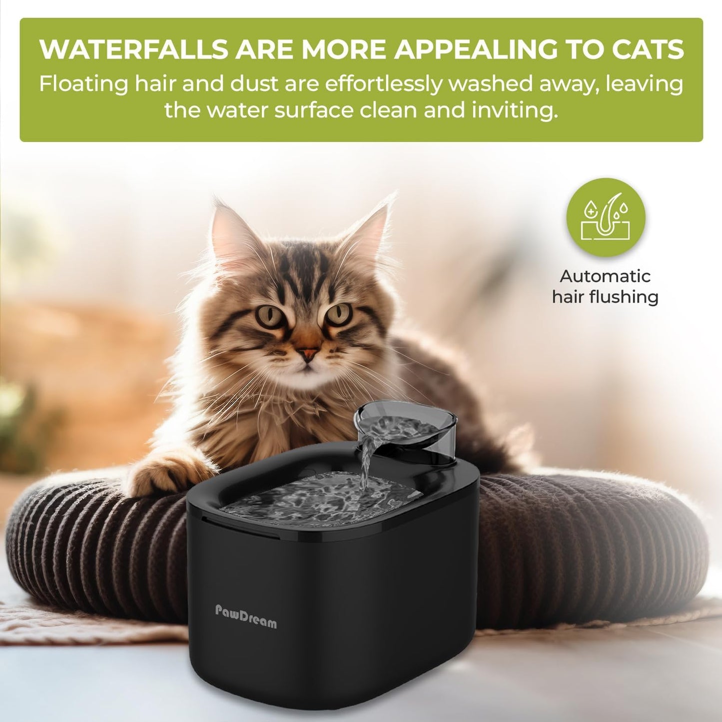 PawDream 4L Smart Pet Water Fountain