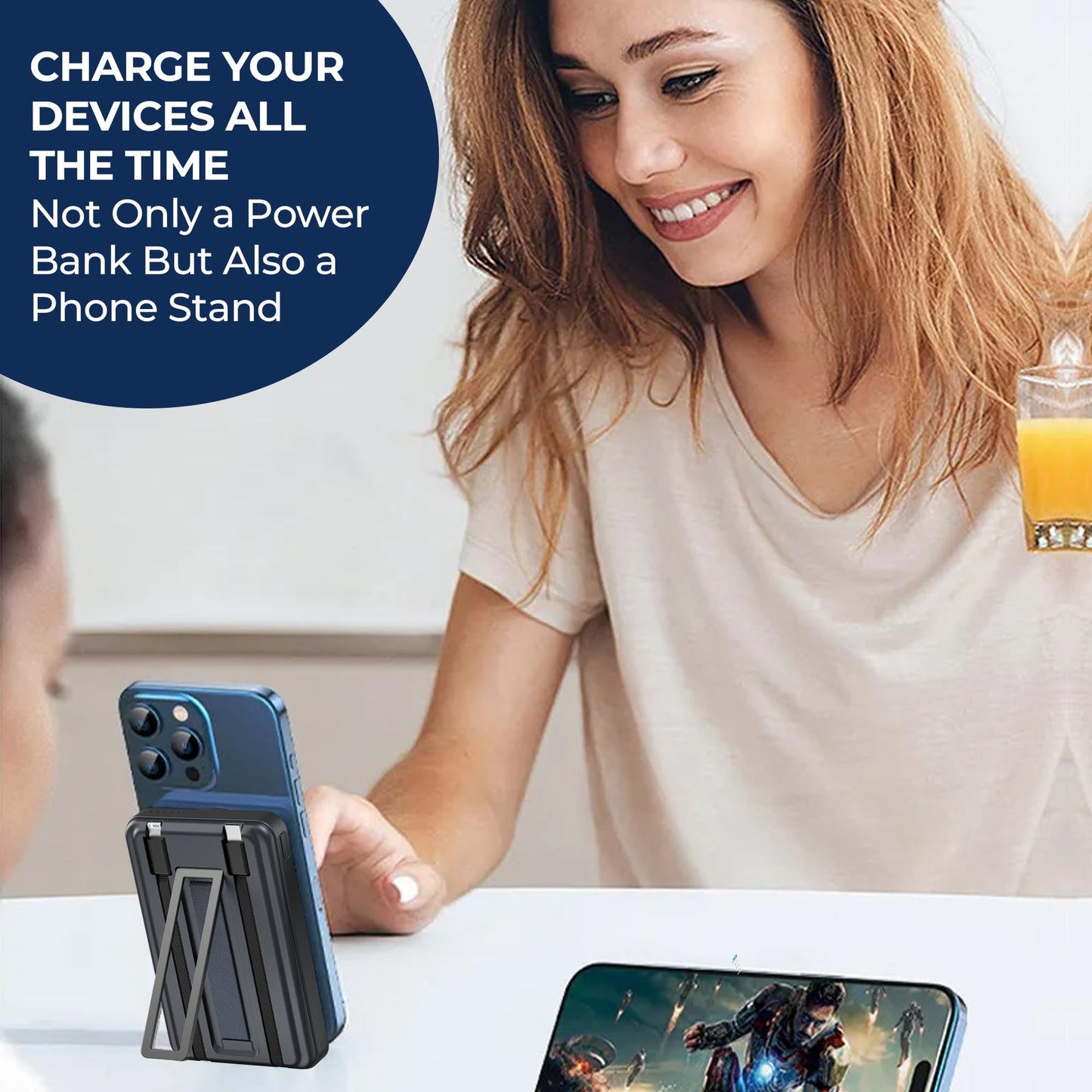 SPARKIFY 10,000mAh Magnetic Wireless Power Bank