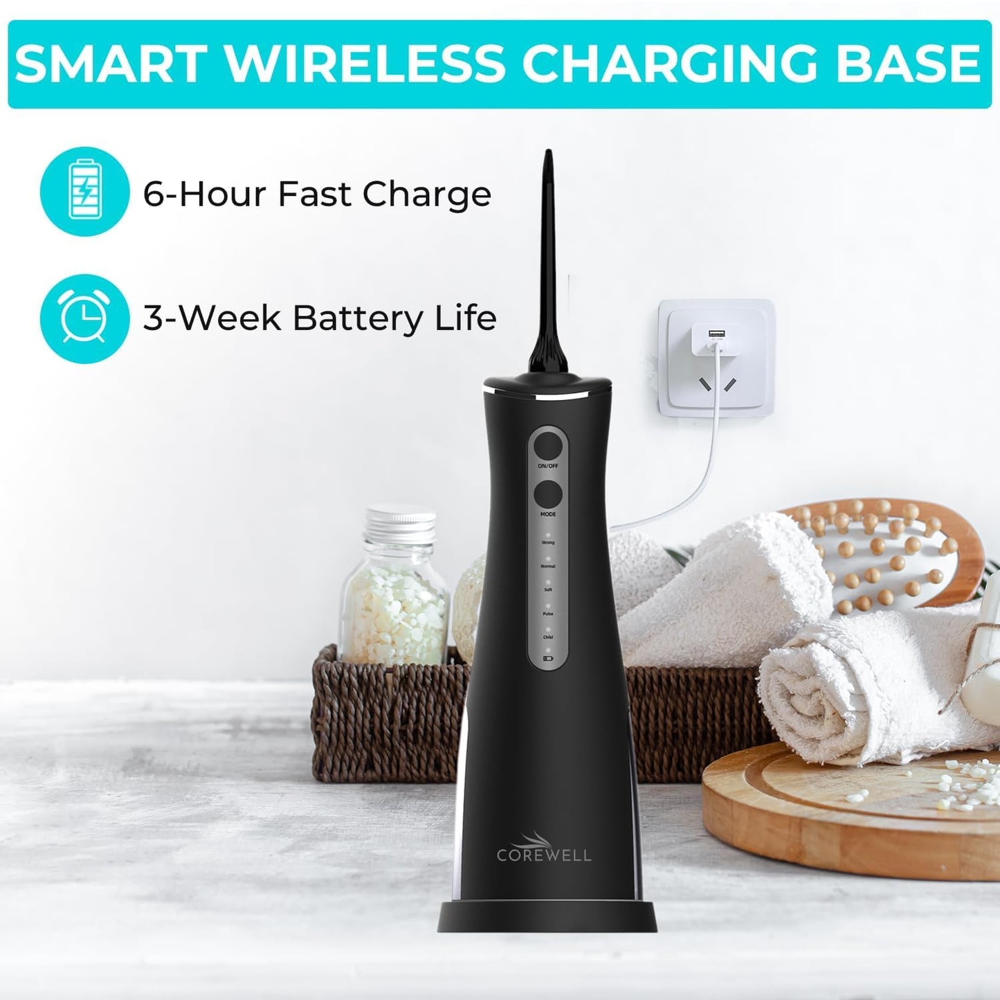 COREWELL Smart Cordless Water Flosser